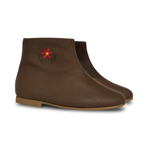 Sonatina Brown Floral Bootie