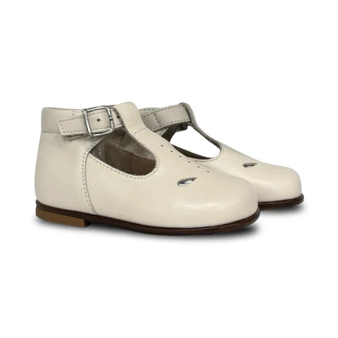 Beberlis Light Beige Baby T-Strap High Top