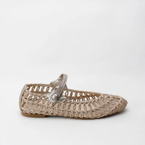 Papanatas Cordon Combi Woven Mary Jane