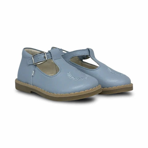 Emel Dusty Blue Crest T Bar