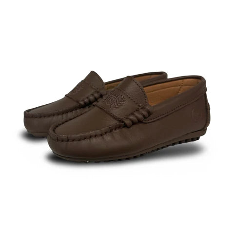 LMDI Taupe Mini Logo Loafer