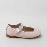 Papanatas Rosa Bebe Scalloped Mary Jane