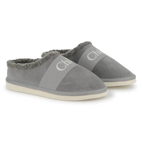 Chloe Gray Slippers