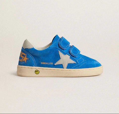 Golden Goose Blue Suede Sneaker