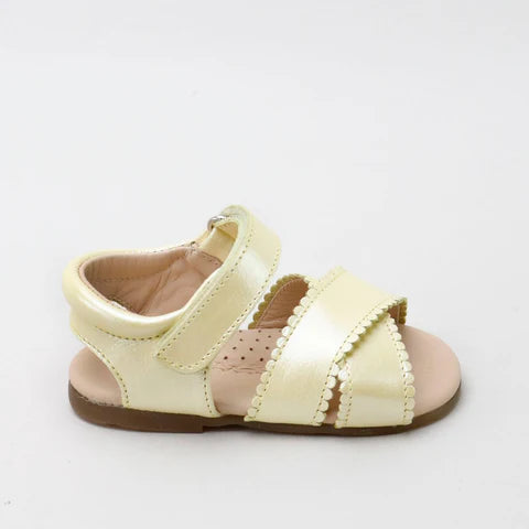 Papanatas Mimoza Limon Scalloped Sandal