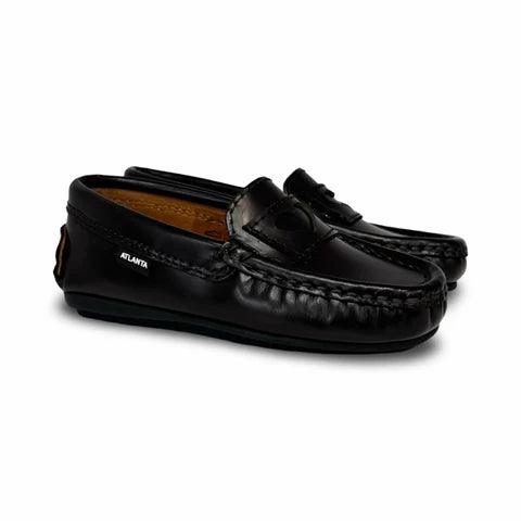 Atlanta Brown Heart Penny Loafer