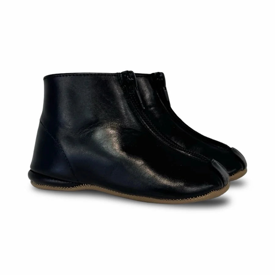 Pepe Black Zipper Bootie