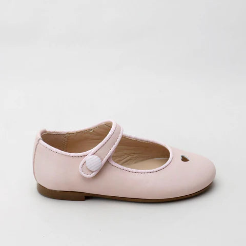 Papanatas Rosa Bebe Heart Cut Mary Jane