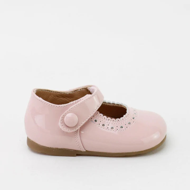 Papanatas Pink Patent Baby Mary Jane