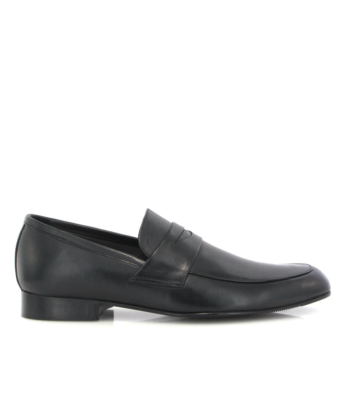 Atlanta Black Smooth Classic Penny Loafer