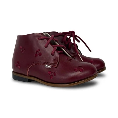 Emel Burgundy Cherry Baby Bootie