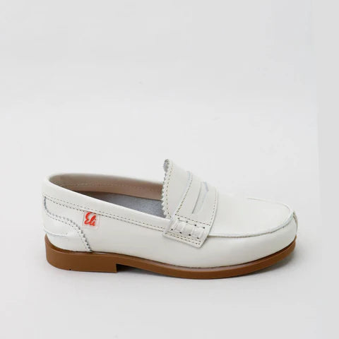 Papanatas Beig Scalloped Penny Loafer