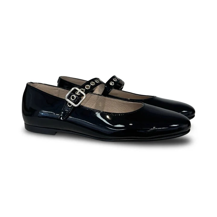 Valencia Black Patent Buckle Mary Jane
