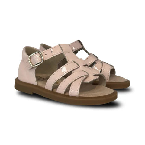 Beberlis Soft Pink Patent Sandal