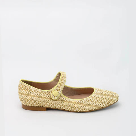Papanatas Carola Limon Pointed Mary Jane