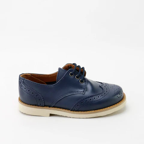 Papanatas Navy Wingtip Oxford