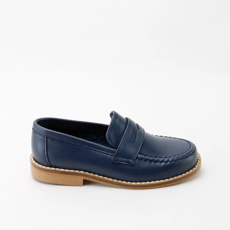 Papanatas Navy Penny Loafer