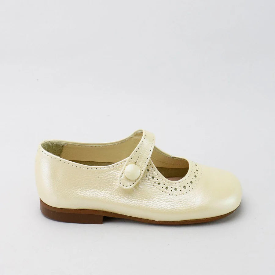 Papanatas Mimoza Limon Button Mary Jane