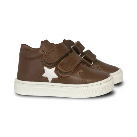 Atlanta Tawny White Star Baby Sneaker
