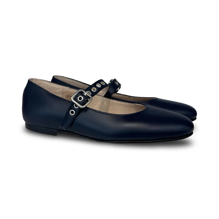 Valencia Navy Buckle Mary Jane