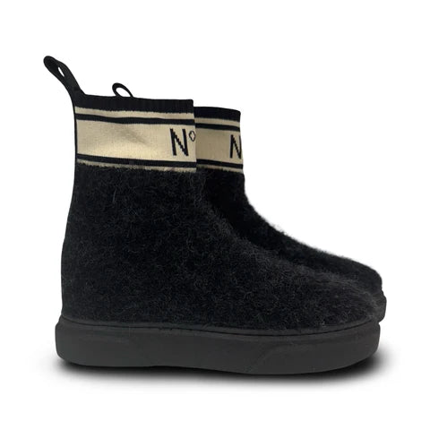 N°21 Black Sock Bootie