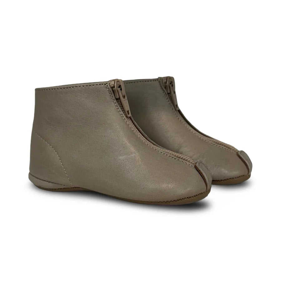 Pepe Taupe Zipper Bootie