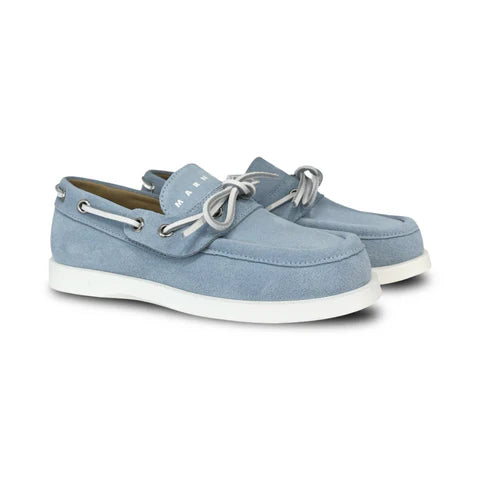Marni Blue Boat Loafer