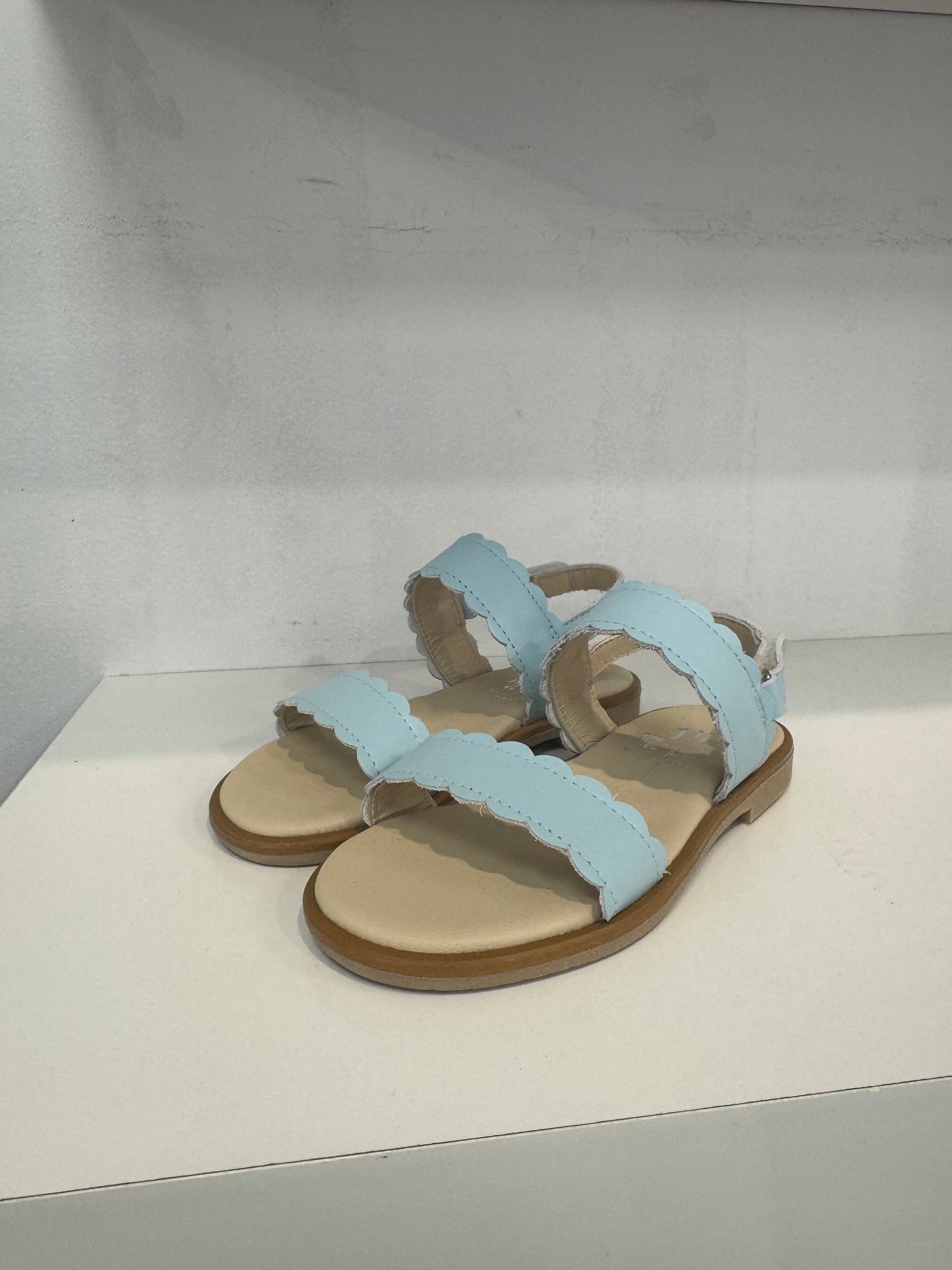 Manuela Blue Two Strap Sandal