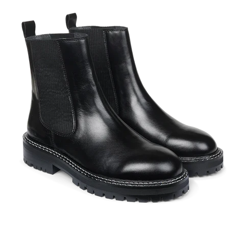 Angulus Black Chelsea boot with elastic