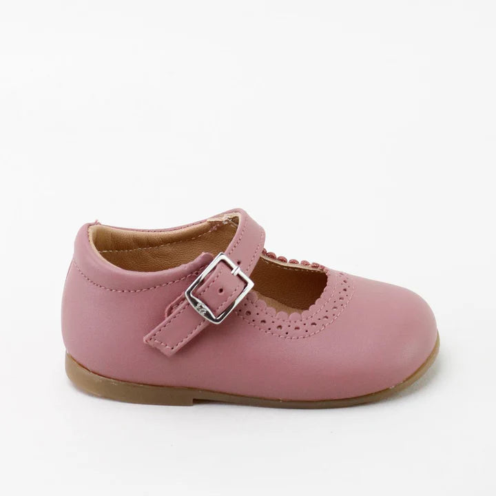 Papanatas Winter Pink Baby Scallop Mary Jane