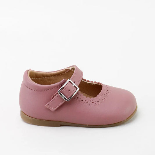 Papanatas Winter Pink Baby Scallop Mary Jane