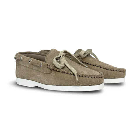 Don Louis Beige Boat Loafer