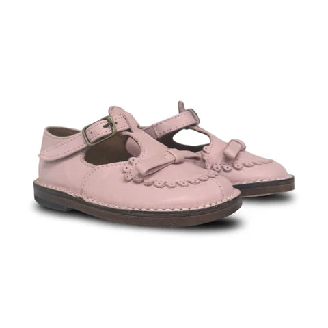 Pepe Pink Bow T Strap Clara
