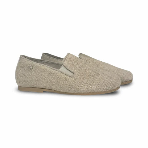 Manuela Cabrera Linen Smoking Shoe