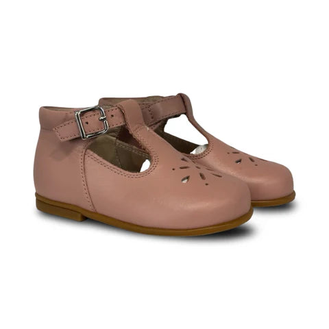 Beberlis Pink Baby T-Strap High Top