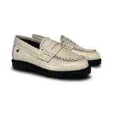 Confetti Ecru Scallop Loafer