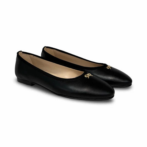 Lauve Black Caroline Ballet Flat