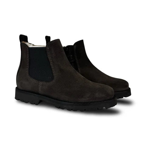 Beberlis Grey Suede Chelsea Ankle Boot