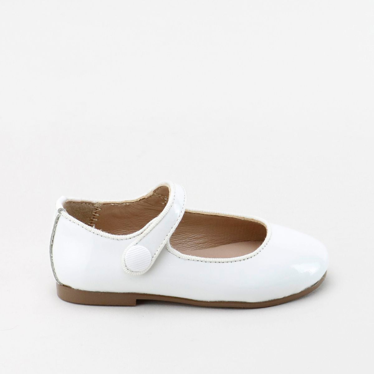 Papanatas White Patent Mary Jane