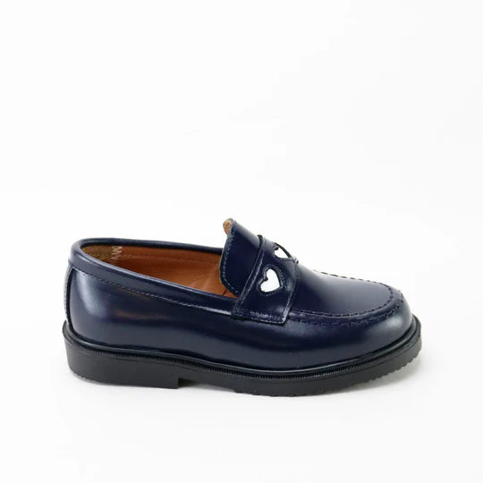 Papanatas Navy Heart School Loafer