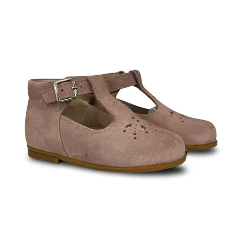 Beberlis Powder Pink Baby T-Strap