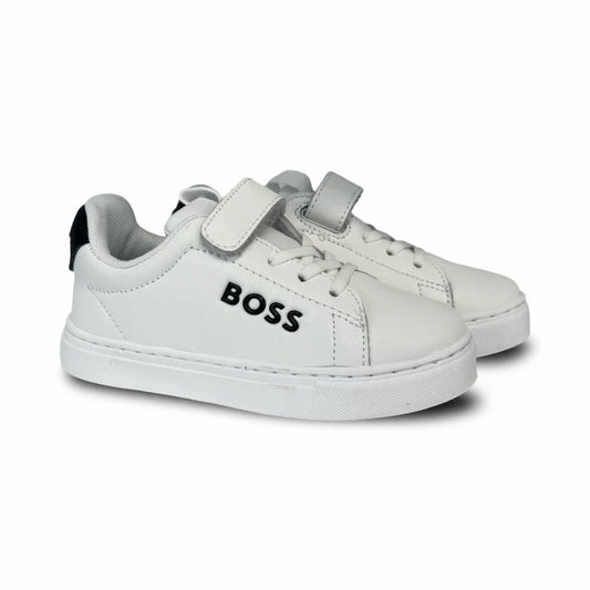 Hugo Boss White Velcro Sneakers