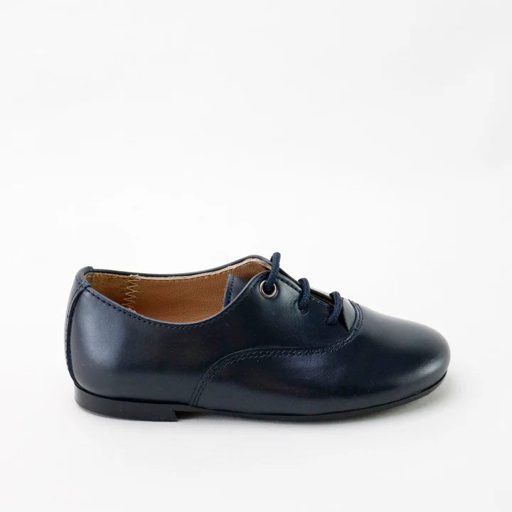 Papanatas Navy Leather Oxford