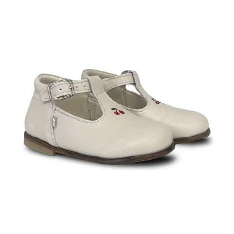 Emel Cream Cherry T Strap