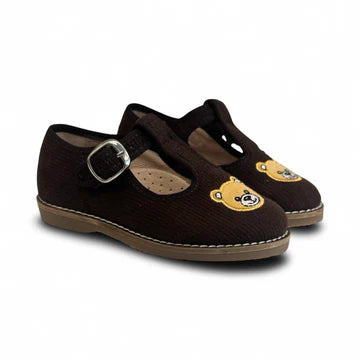 Don Louis Brown Corduroy Bear T Bar