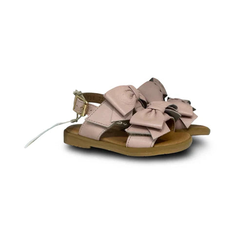 Angulus Rosebud Double Bow Sandal