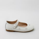 Papanatas Beige Laser Cut Mary Jane