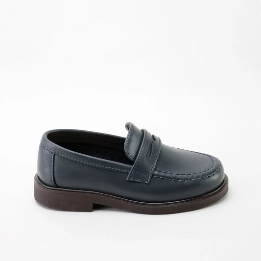 Papanatas Carbon Gray Penny Loafer