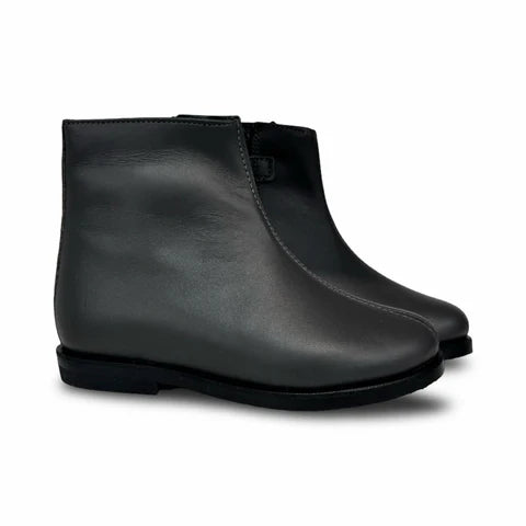 Don Louis Gray Zip Bootie