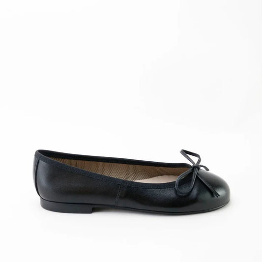 Papanatas Black Ballet Flat